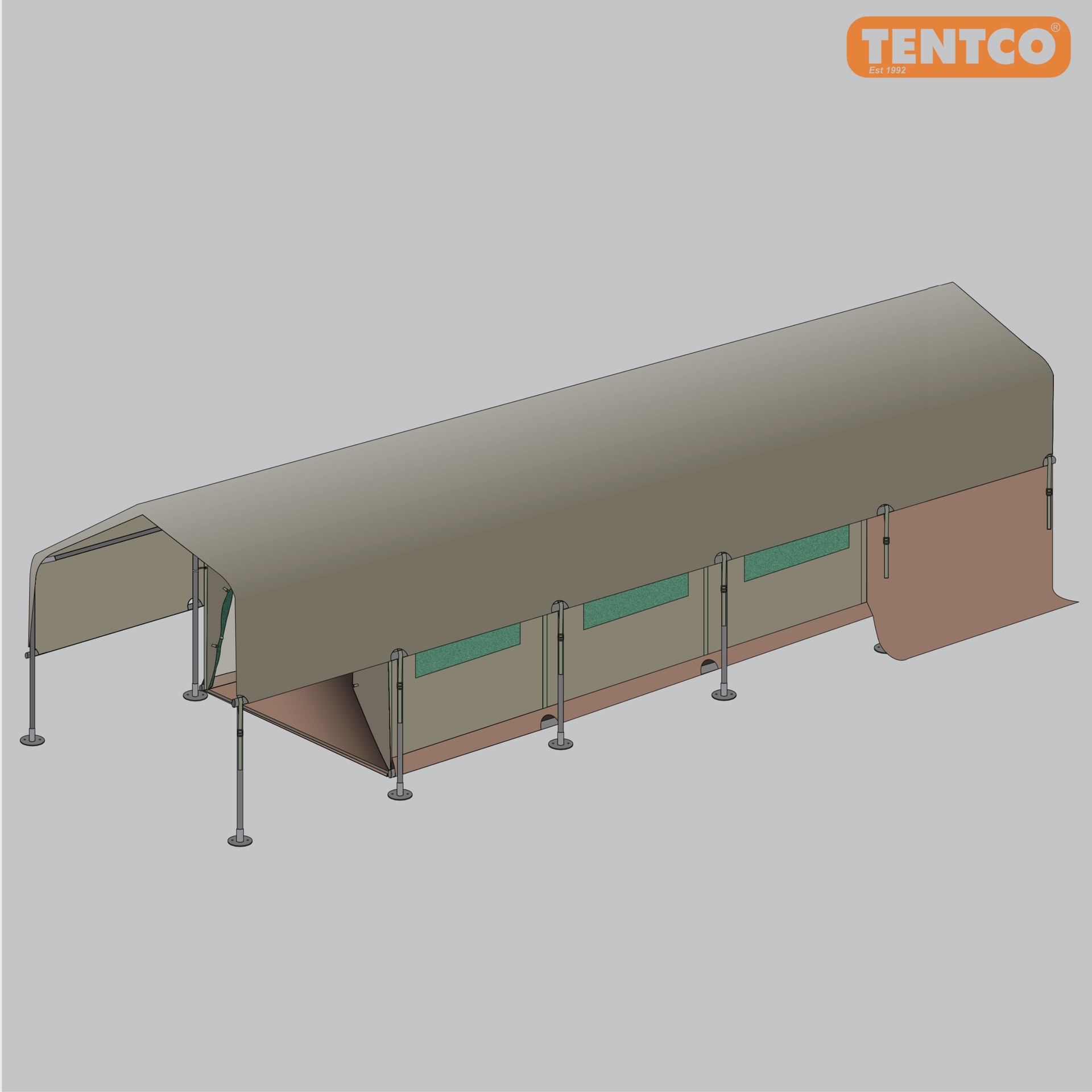 Frame Tent Oasis 3 Module Wide Body - Image 2